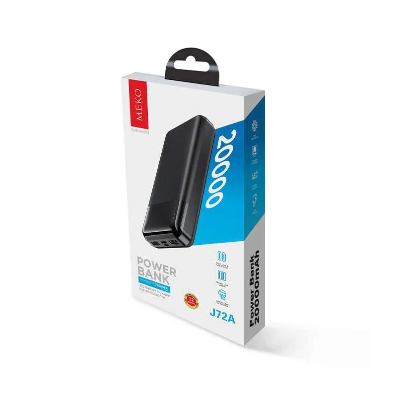 Meko J72A 20000mAh Power Bank Fast Charging